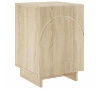 vidaXL Comodino Rovere Sonoma 33,5 x 34,5 x 50 cm Legno ingegnerizzato