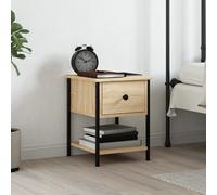vidaXL Comodino Rovere Sonoma 34x35,5x45 cm in Legno Multistrato