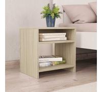 vidaXL Comodino Rovere Sonoma 40x30x40 cm in Legno Multistrato