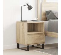 vidaXL Comodino Rovere Sonoma 40x35x50 cm in Legno Multistrato