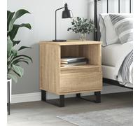 vidaXL Comodino Rovere Sonoma 40x35x50 cm in Legno Multistrato