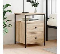vidaXL Comodino Rovere Sonoma 44x45x60 cm in Legno Multistrato
