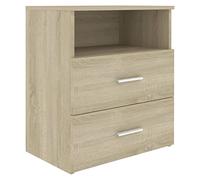 vidaXL Comodino Rovere Sonoma 50x32x60 cm