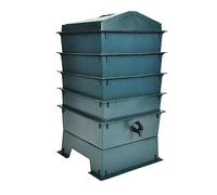 vidaXL Compost di Rifiuti Organici Compostiera Vermifuga Vermicompostaggio Eco