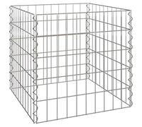 vidaXL Compostatore Quadrato 50 x 50 x 50 cm Ferro