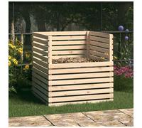 AX Compostiera Rifiuti Organici Riciclo Rustico Compostaggio 1x1x1.02m 0k 822192