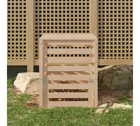 vidaXL Compostiera 63,5x63,5x77,5 cm in Legno Massello di Pino