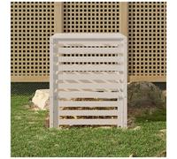 AX Compostiera Rifiuti Organici Bianco Coperchio Riciclo 82.5x82.5x99.5cm 823816