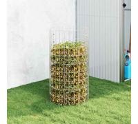 vidaXL Compostiera da Giardino Ø50x100 cm in Acciaio Zincato