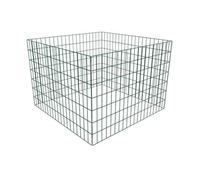 vidaXL Compostiera Giardino in Rete Quadrata Contenitore Riciclaggio Composter