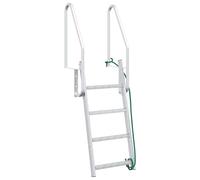 vidaXL Conduttore docking Altro Argento 58 x 77 x 166 cm Alluminio
