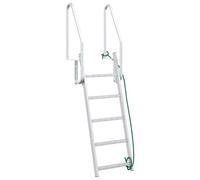 vidaXL Conduttore docking Altro Argento 58 x 77 x 191 cm Alluminio