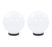 VidaXL Confezione da 2 Lampade LED Sferiche E27 20cm