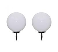 VidaXL Confezione da 2 Lampade Solari da Giardino a LED Sferiche 50cm