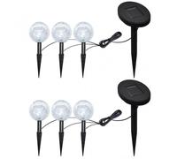 VidaXL Confezione da 6 Lampade LED Solari da Giardino
