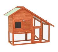 VIDAXL - Conigliera 140x63x120 cm Legno Massello di Abete