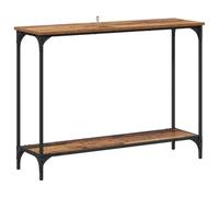vidaXL Console Industriale 101x30,5x75 cm in Legno Vecchio Marrone, Superficie Ingegnerizzata, Struttura in Acciaio con Finitura Rivestita in Polvere, Piedini Regolabili per Stabilità. Perfetta per