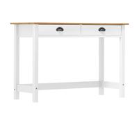 vidaXL Consolle Hill con 2 Cassetti 110x45x74 cm in Massello di Pino