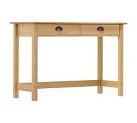 vidaXL Consolle Hill con 2 Cassetti 110x45x74 cm in Massello di Pino
