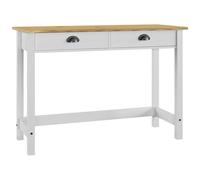 VIDAXL - Consolle Hill con 2 Cassetti 110x45x74 cm in Massello di Pino