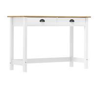 vidaXL Consolle Hill Range 2 Cassetti 110x45x74 cm Massello di Pino