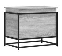 vidaXL Contenitore con Coperchio Grigio Sonoma 60x40x51,5cm Truciolato