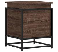 vidaXL Contenitore con Coperchio Rovere Marrone 40x40x51,5 Truciolato