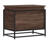 vidaXL Contenitore con Coperchio Rovere Marrone 60x40x51,5 Truciolato