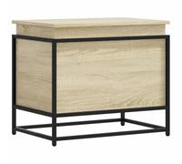 vidaXL Contenitore con Coperchio Rovere Sonoma 60x40x51,5cm Truciolato