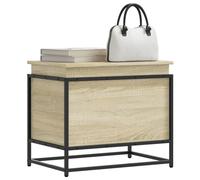 vidaXL Contenitore con Coperchio Rovere Sonoma 60x40x51,5cm Truciolato