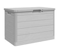 vidaXL Contenitore Cuscini Grigio 77,5x44,5x53 cm in Polipropilene