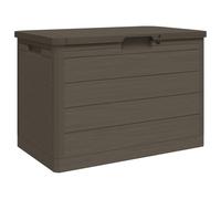 vidaXL Contenitore Cuscini Marrone 77,5x44,5x53 cm in Polipropilene