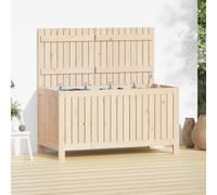 vidaXL Contenitore da Giardino 121x55x64 cm in Legno Massello di Pino