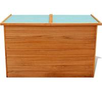 vidaXL Baule da Giardino 126x72x72 cm in Legno