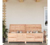 vidaXL Contenitore da Giardino 198,5x50x56,5cm Legno Massello di Abete