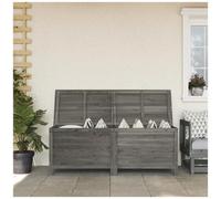 VIDAXL - Contenitore Da Giardino Antracite 150x50x56,5 Cm Massello Abete