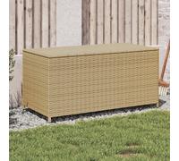 vidaXL Contenitore da Giardino Beige Misto 190L in Polyrattan