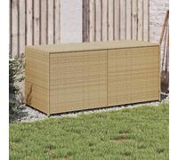 vidaXL Contenitore da Giardino Beige Misto 283L in Polyrattan