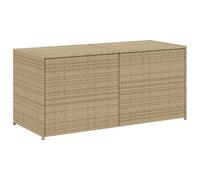 vidaXL Contenitore da Giardino Beige Misto 283L in Polyrattan