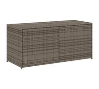 vidaXL Contenitore da Giardino Grigio 283L in Polyrattan