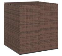 VIDAXL - Contenitore Da Giardino In Rattan Pe 100x97,5x104 Cm Marrone