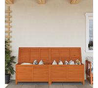 vidaXL Contenitore da Giardino Marrone 198,5x50x56,5 cm Massello Abete