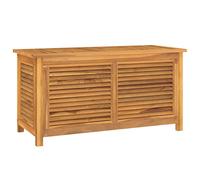 vidaXL Contenitore Giardino con Borsa 114x50x58cm Legno Massello Teak