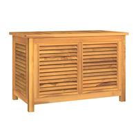 vidaXL Contenitore Giardino con Borsa 90x50x58cm Legno Massello Teak