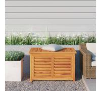 vidaXL Contenitore Giardino con Borsa 90x50x58cm Legno Massello Teak