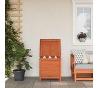 VIDAXL - Contenitore Giardino Marrone 50x49x56,5 Cm Legno Massello Abete