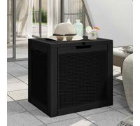 vidaXL Contenitore Giardino Nero 55,5x43x53 cm Polipropilene