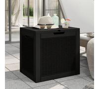 vidaXL Contenitore Giardino Nero 55,5x43x53 cm Polipropilene Il contenitore da giardino è la soluzione perfetta per tenere in ordine il vostro ambiente esterno. Materiale resistente: Il polipropilene