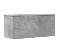 vidaXL Contenitore Grigio Cemento 100x42x46 cm in Legno Multistrato