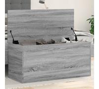 vidaXL Contenitore Grigio Sonoma 100x42x46 cm Legno Multistrato